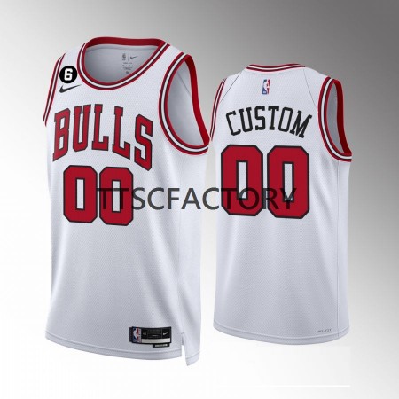 Dres Chicago Bulls Prilagođeni Nike 2022-23 Association Edition Bijela Swingman - Muške